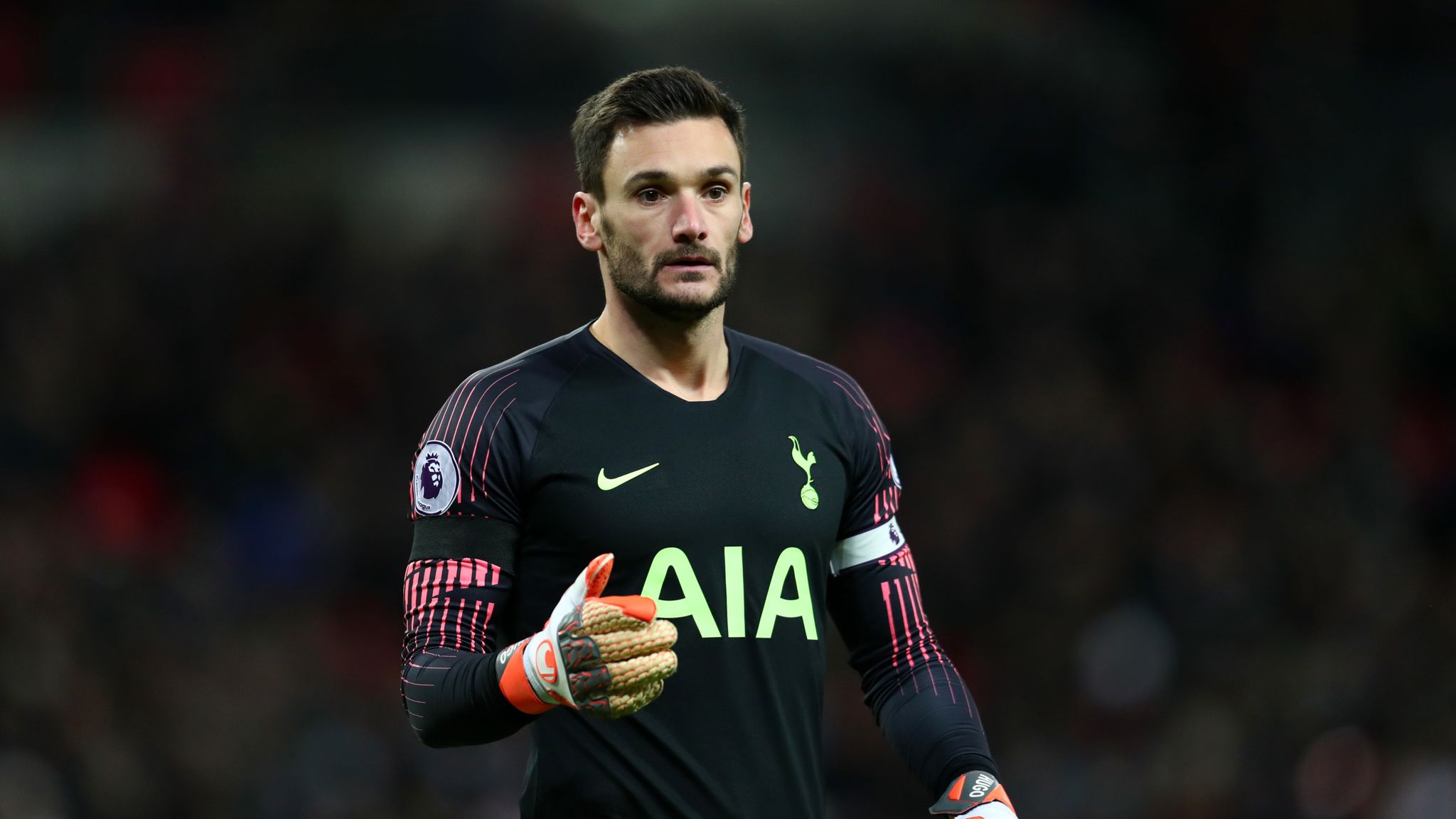 hugo lloris black kit