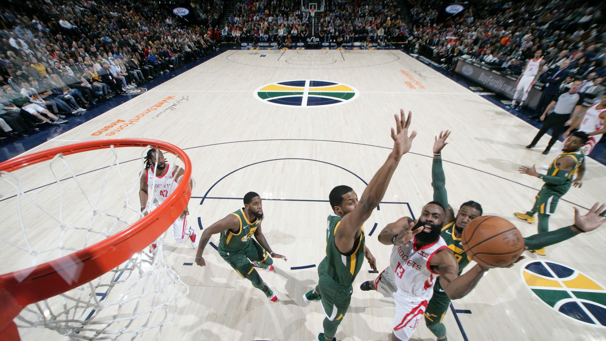 N.B.A. Playoffs: Jazz Steal a Win on the Road Over Rockets - The New York  Times