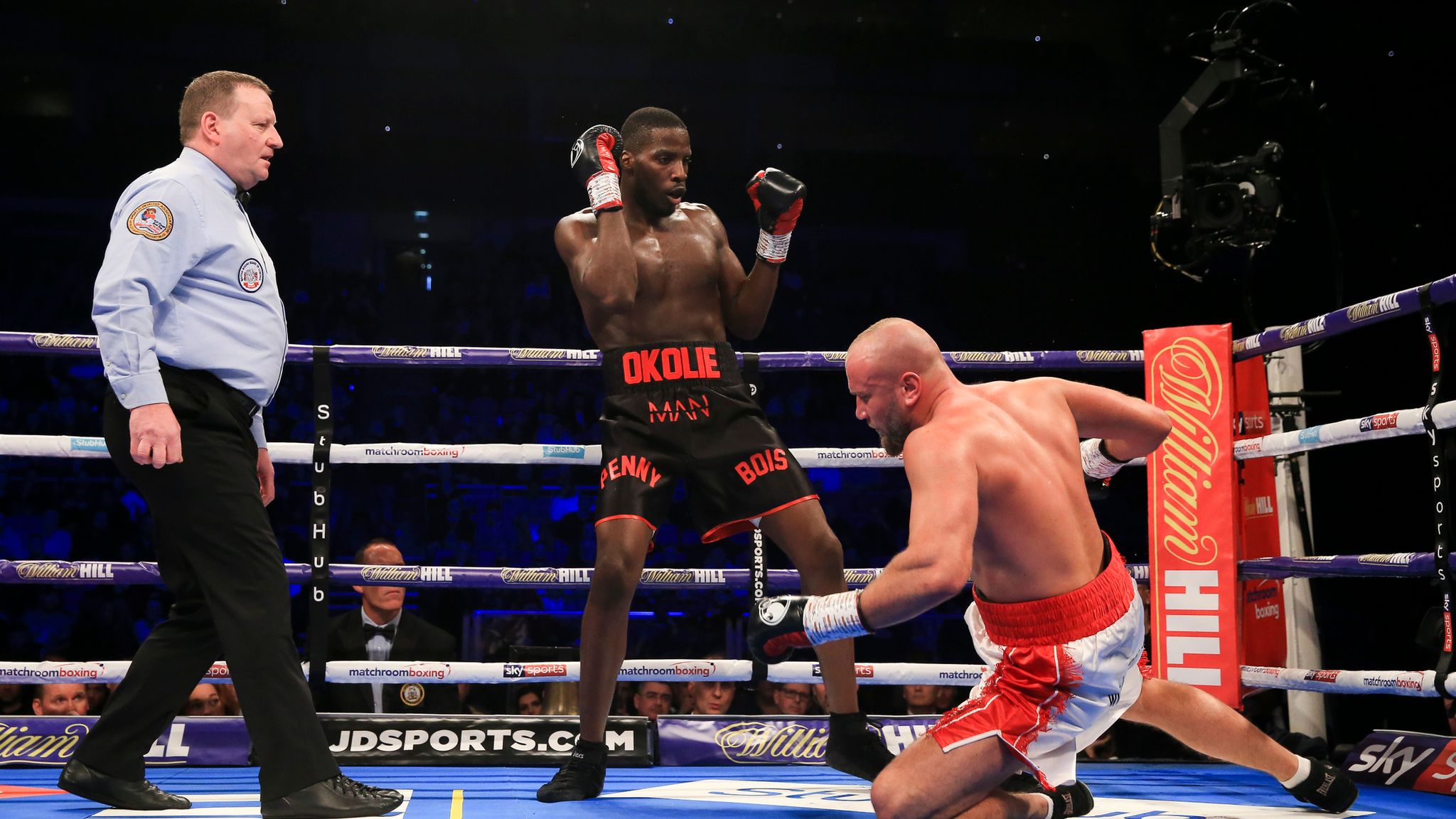 Lawrence Okolie warmed up for Wadi Camacho fight with a knockout win at ...
