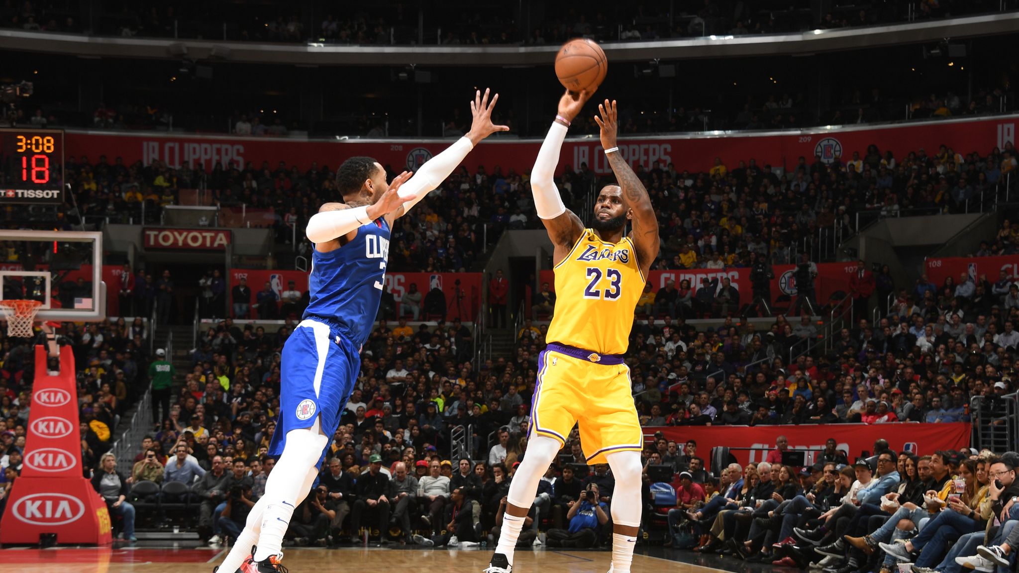 LeBron James back with a bang in LA Lakers win over LA Clippers | NBA ...