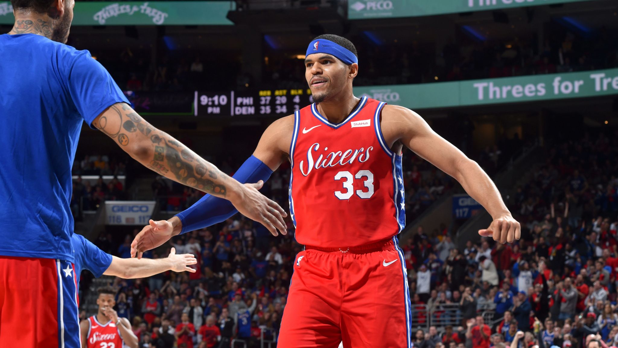 Sixers vs. Lakers: Tobias Harris, Joel Embiid star in win with