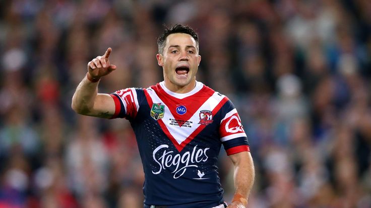 Cooper Cronk during the 2018 NRL Grand Final match between the Melbourne Storm and the Sydney Roosters