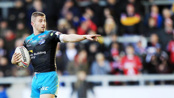 Picture by Chris Mangnall/SWpix.com - 17/02/2019 - Rugby League - Betfred Super League - Salford Red Devils v Leeds Rhinos - AJ Bell Stadium, Salford, England -.Leeds Jack Walker
