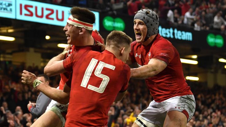  during the Guinness Six Nations match between Wales and England at Principality Stadium on February 23, 2019 in Cardiff, Wales.