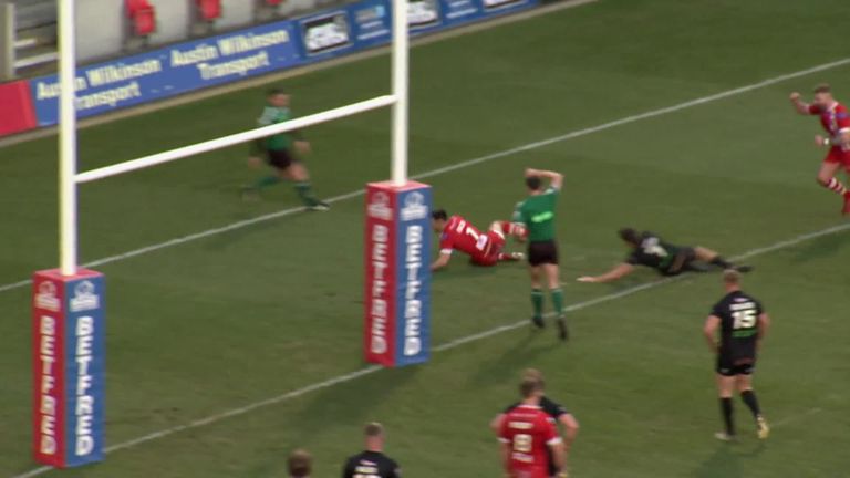Watch highlights from Salford's win over London Broncos