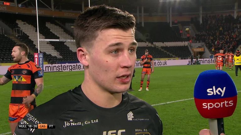 Jamie Shaul was happy to win the man of the match award, but was gutted to see Hull's efforts fall short once more