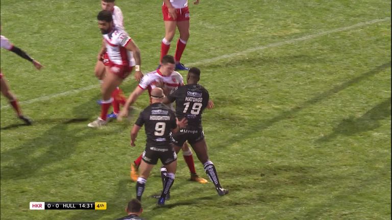 Highlights of Hull KR's dramatic 18-16 win over city rivals Hull FC in the opening weekend of the 2019 Super League season