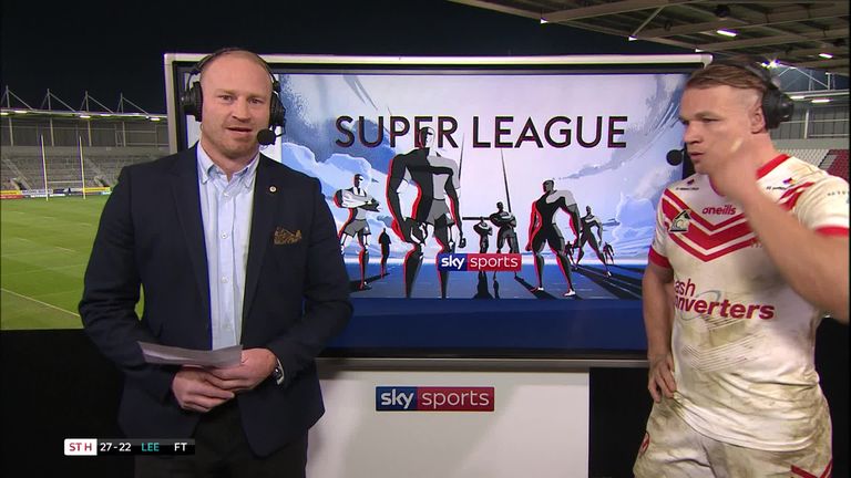 Jonny Lomax joined Jon Wells at the touchscreen to analyse St Helens' win over Leeds Rhinos