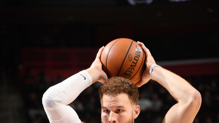 Blake Griffin initiates the Pistons' offense against Dallas