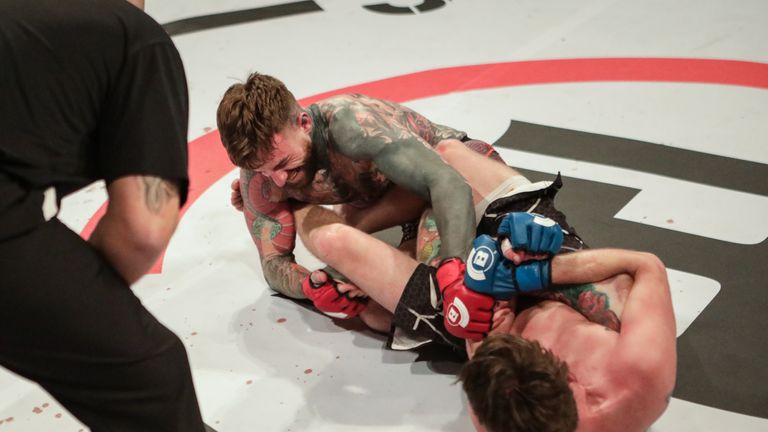 Aaron Chalmers was submitted by a heel hook