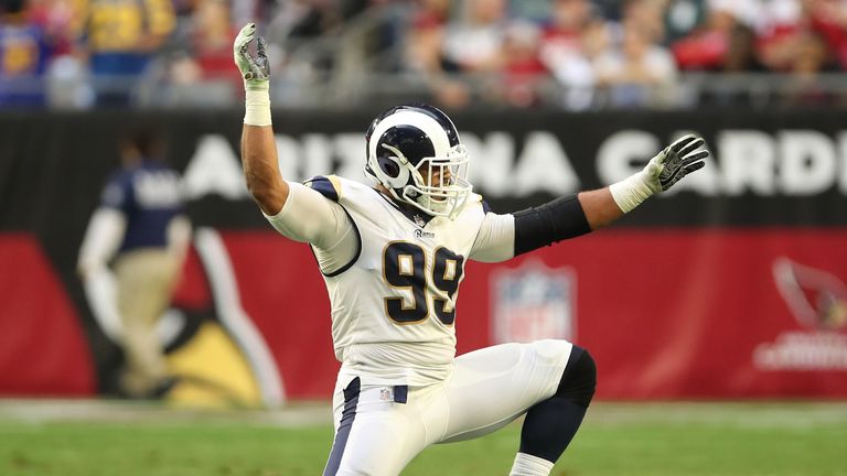 Aaron Donald took took the Defensive Player of the Year award.