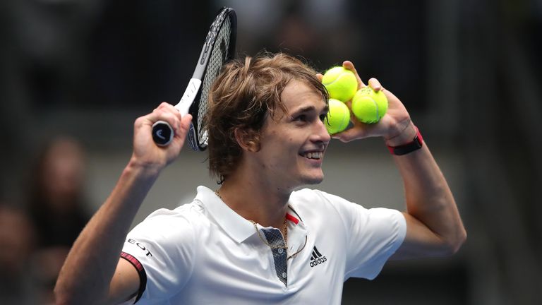 World No 2 Alexander Zverev led Germany to the Davis Cup