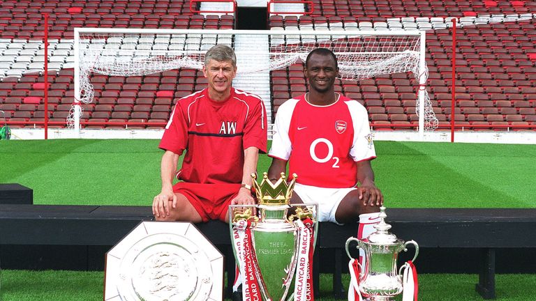 Arsene Wenger Patrick Vieira