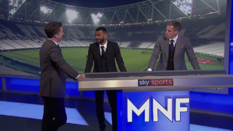 Ashley Cole was the guest on Monday Night Football