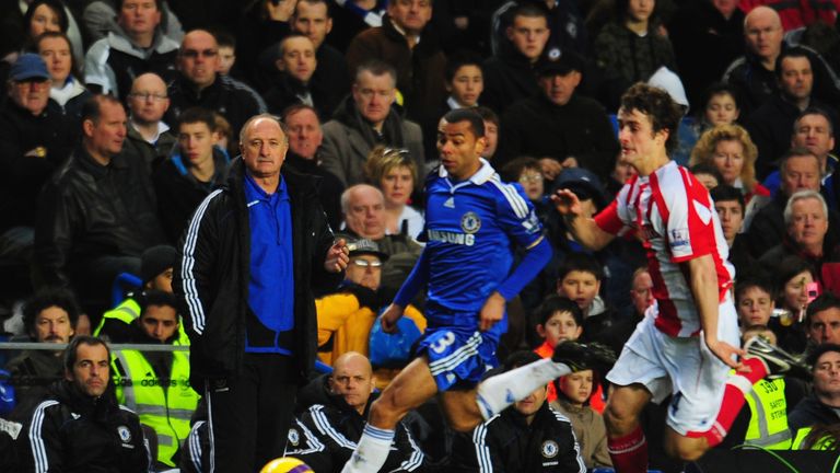 during the Barclays Premier League match between Chelsea and Stoke City at Stamford Bridge on January 17, 2009 in London, England.