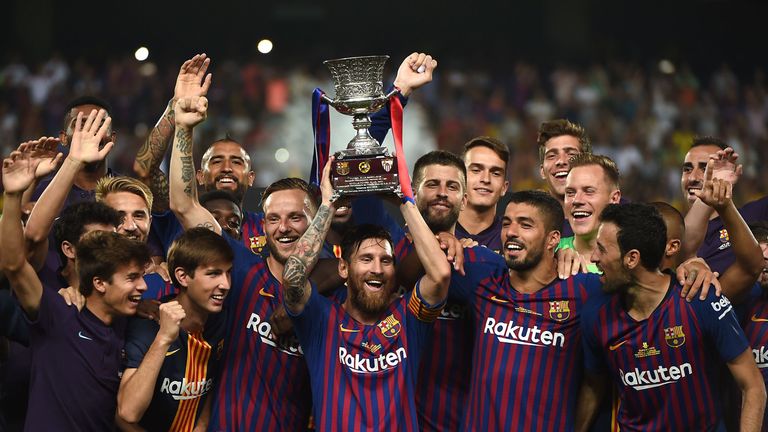 Barcelona won the Spanish Super Cup this season 