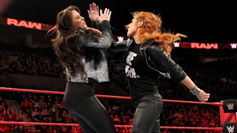 Becky Lynch took her frustration from being suspended by Stephanie McMahon, Brand Manager for WWE.