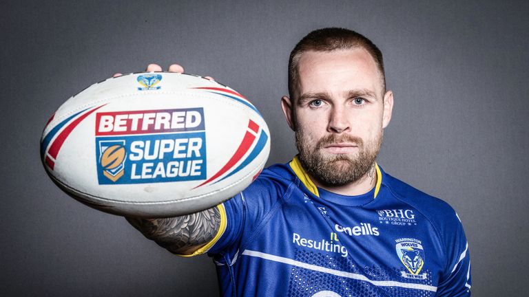 Picture by Paul Currie/SWpix.com - 21/01/2019 - Rugby League - Super League - Warrington Wolves Media Day Headshots - Blake Austin of Warrington Wolves