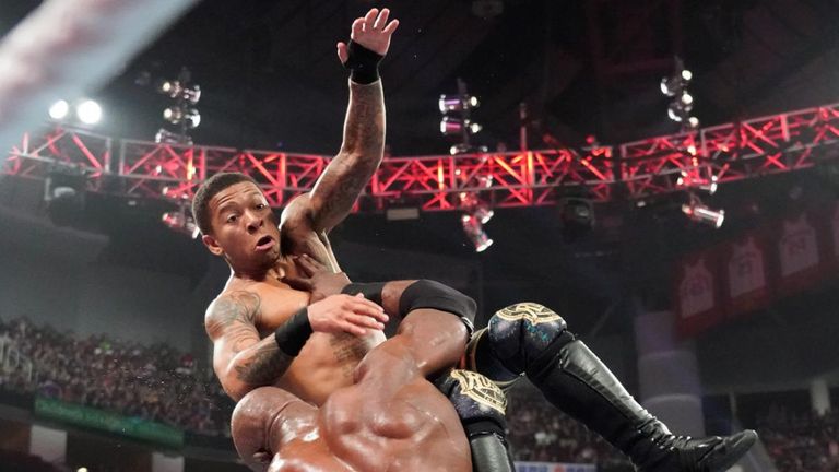 Bobby Lashley's partnership with Lio Rush came to a violent end