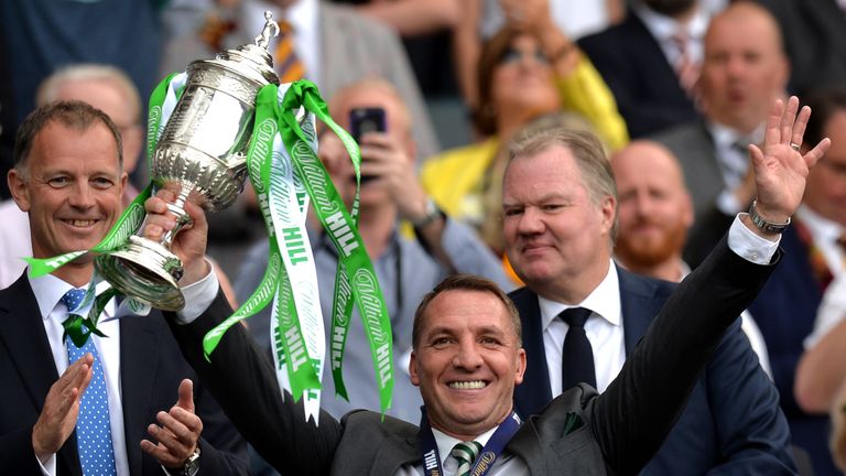  during the Scottish Cup Final between Motherwell and Celtic at Hampden Park on May 19, 2018 in Glasgow, Scotland.