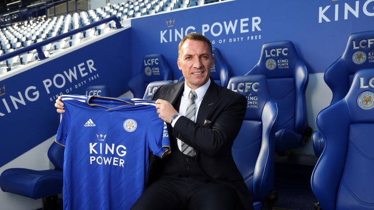 Leicester City unveil Brendan Rodgers as their new manager