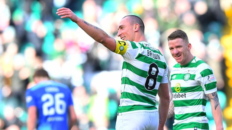 Scott Brown's goal against St Johnstone was his first for two years