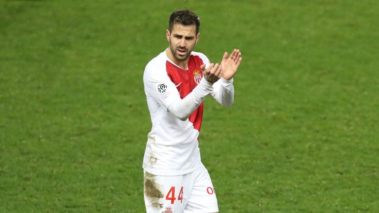 Cesc Fabregas scored the winning goal for Monaco on Saturday