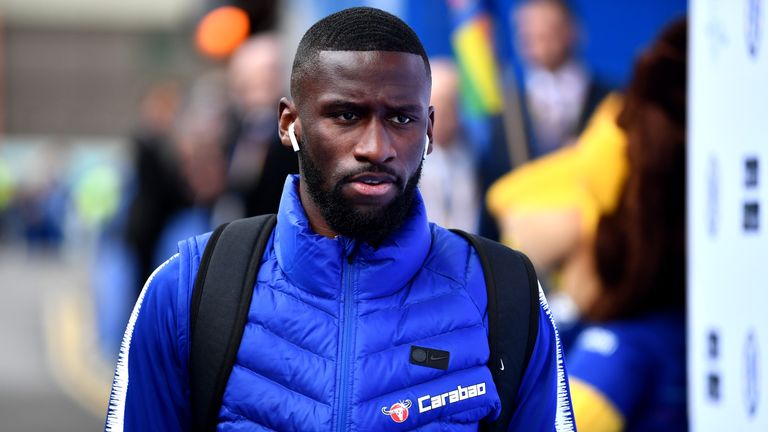  during the Premier League match between Chelsea FC and Fulham FC at Stamford Bridge on December 2, 2018 in London, United Kingdom.