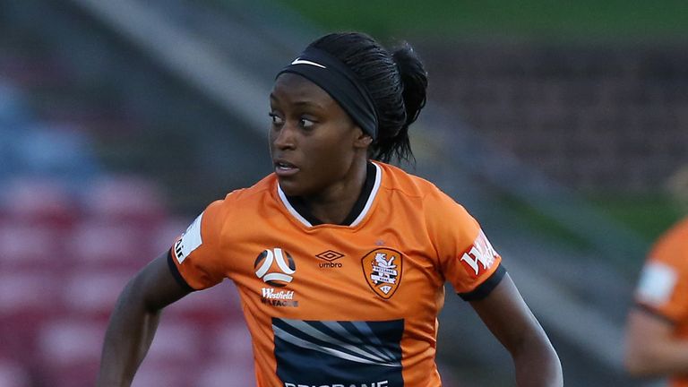 Chioma Ubogagu joined Brisbane Roar on loan from Orlando Pride in October