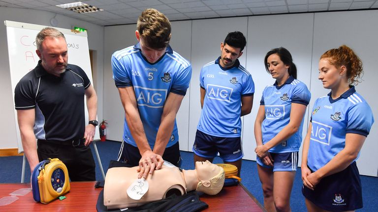 Chris Crummey was speaking at Parnell Park to launch AIG Dub Club Health