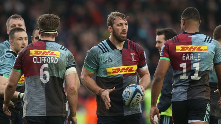 Chris Robshaw returned for Harlequins after a lengthy period out due to knee surgery