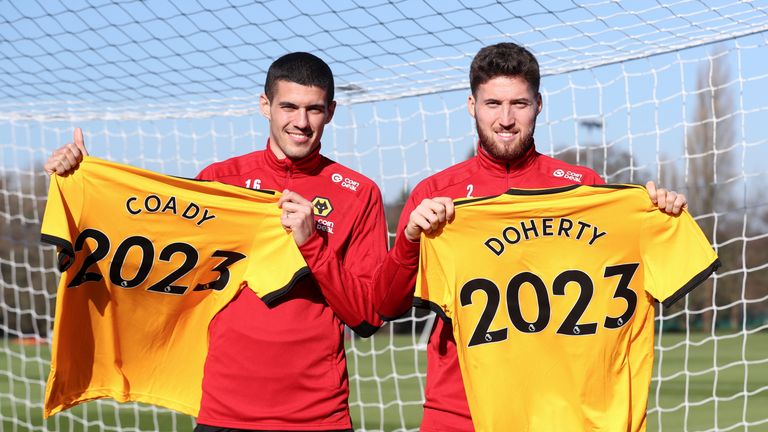 Conor Coady and Matt Doherty have committed to Wolves until 2023