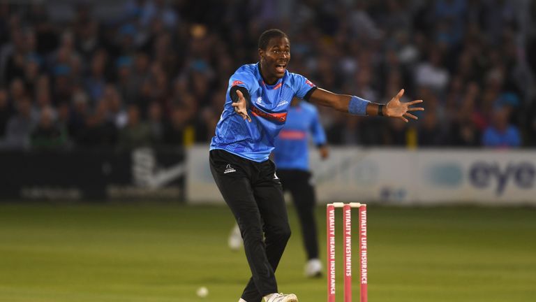 Sussex Sharks&#39; Jofra Archer