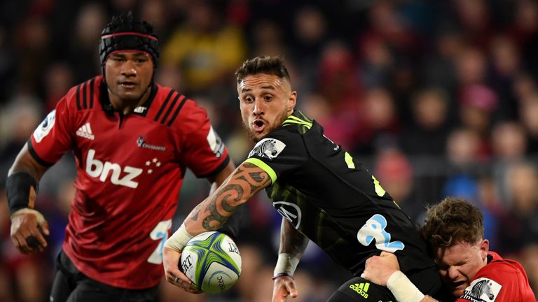 The Crusaders came out on top in the all-New Zealand clash