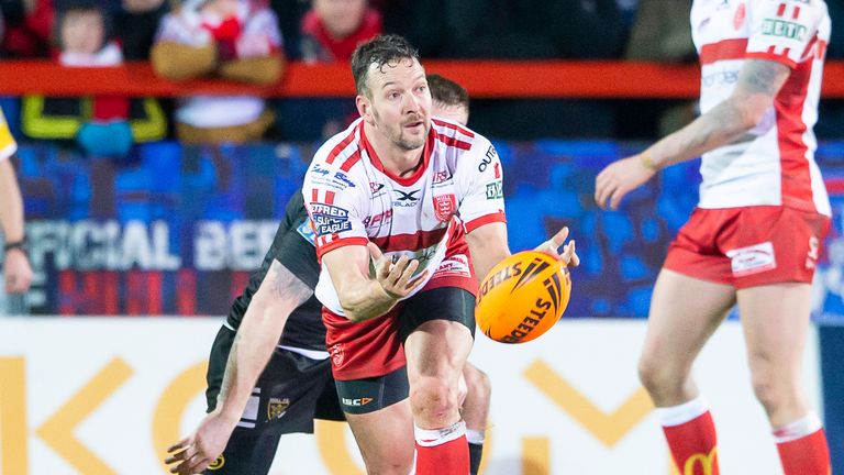 Hull KR's Danny McGuire will be in action against Warrington Wolves