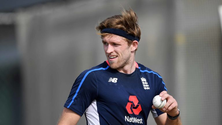 David Willey, England, Nets in West Indies