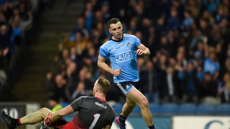 Cormac Costello celebrates his first-half goal
