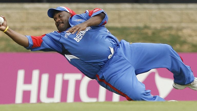 Dwayne Leverock's blinding catch couldn't save Bermuda from defeat against India