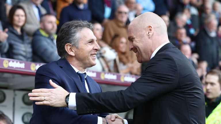 Dyche has been linked with the Leicester job after Claude Puel was sacked on Sunday