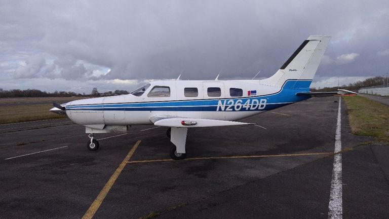 N264DB on the ground at Nantes prior to the flight (Image: AAIB)
