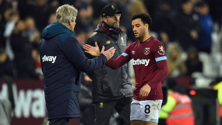 Felipe Anderson took the pressure off West Ham's defence with his dribbling