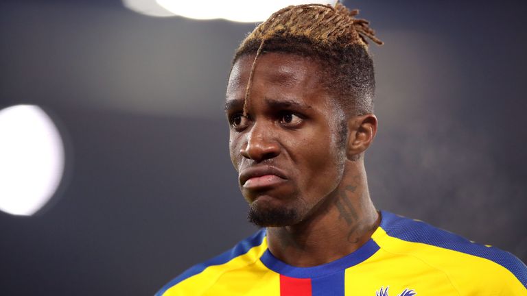 Crystal Palace's Wilfried Zaha