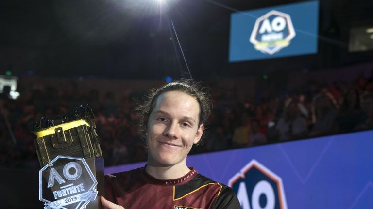 X2 Jesse tasted victory at the Australian Open (credit: Fiona Hamilton, Tennis Australia)