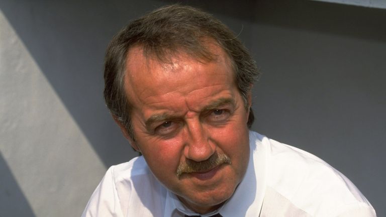15 Aug 1993: Portrait of Nottingham Forest Manager Frank Clark. \ Mandatory Credit: Chris Cole/Allsport