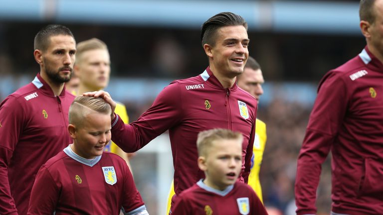 Jack Grealish signed a five-year contract at Aston Villa last September