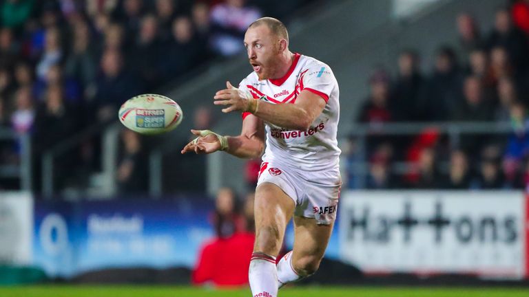 James Roby in action for St Helens