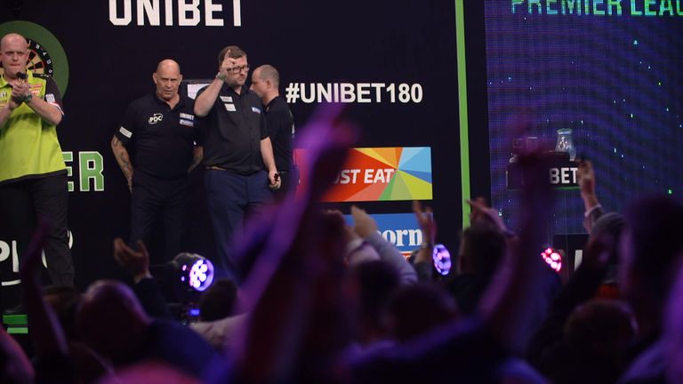 James Wade stuns MVG in Premier League Darts