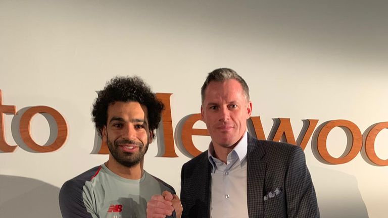 Jamie Carragher headed to Melwood for an exclusive interview with Mo Salah, ahead of Liverpool's Sky Live showdown with Manchester United
