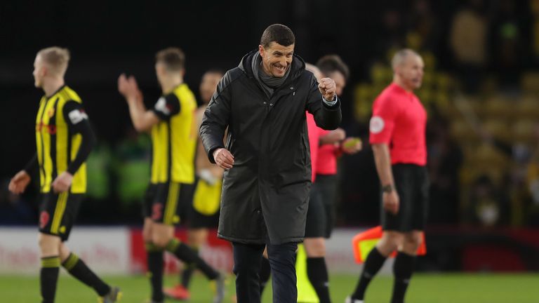 Watford manager Javi Gracia was delighted to see his side consolidate eighth place