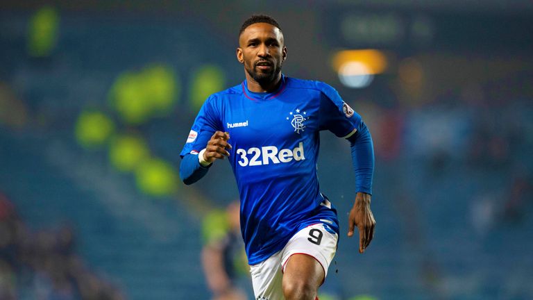 Jermain Defoe scored for Rangers versus Dundee